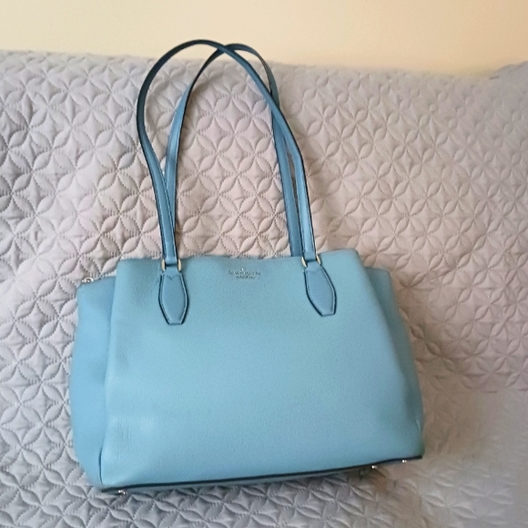 Kate Spade Monet blue pebbled leather shoulders bag - Picture 1 of 15